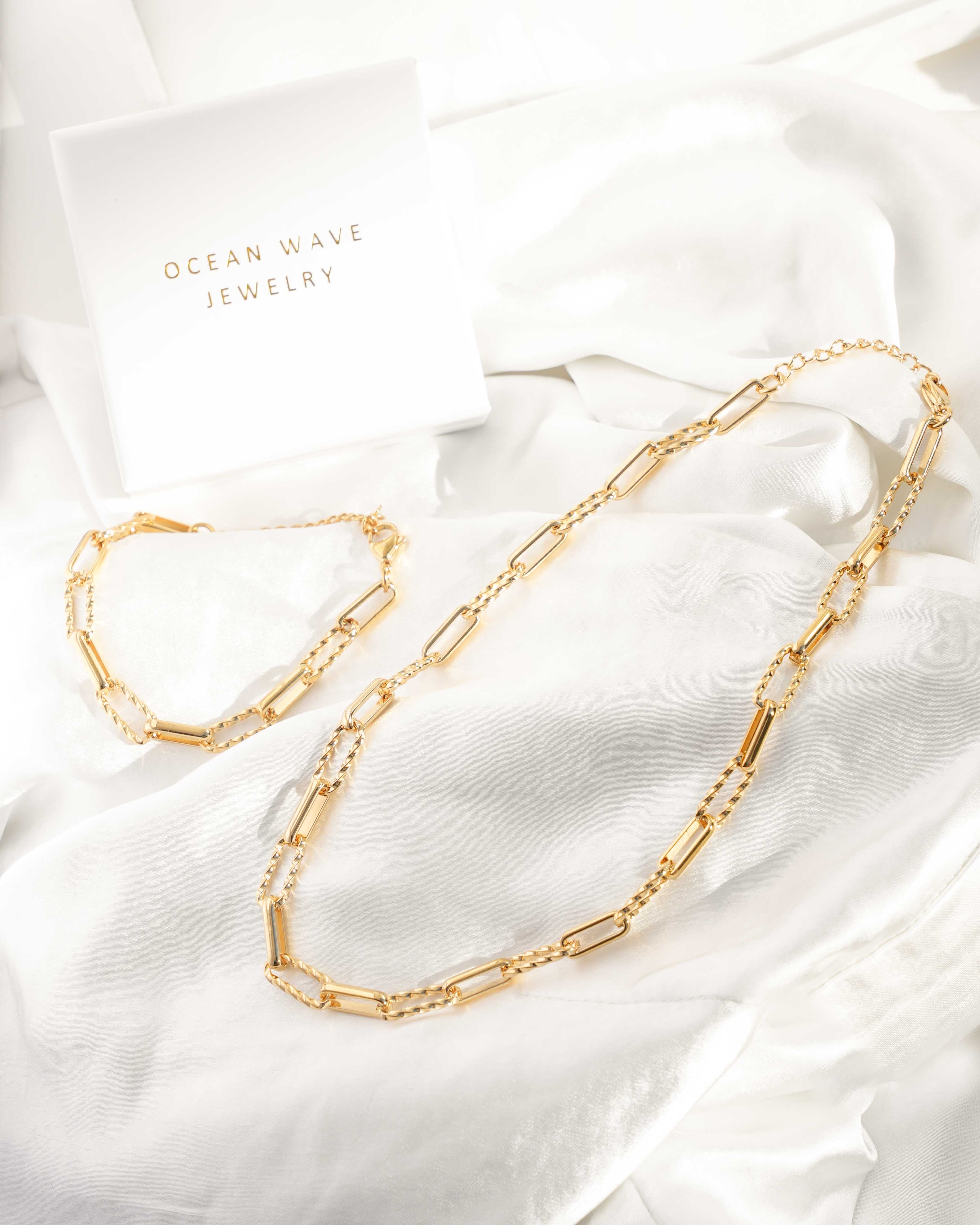 Kourtney - 18k Gold Chain Bracelet