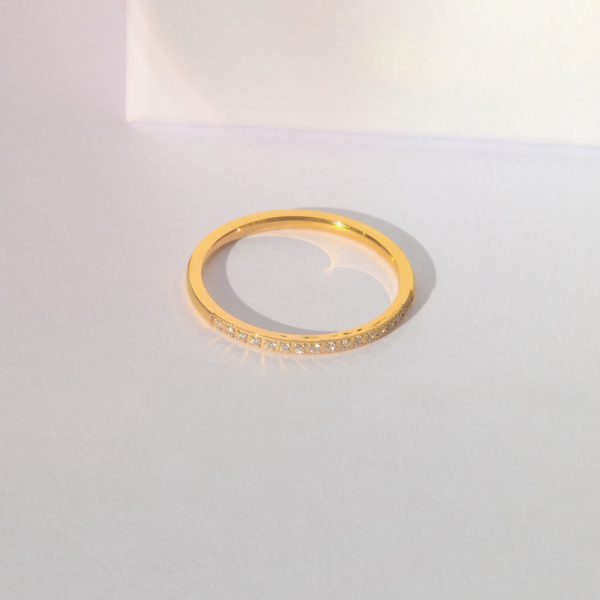 Catalina - 18k Gold Cubic Zirconia Ring