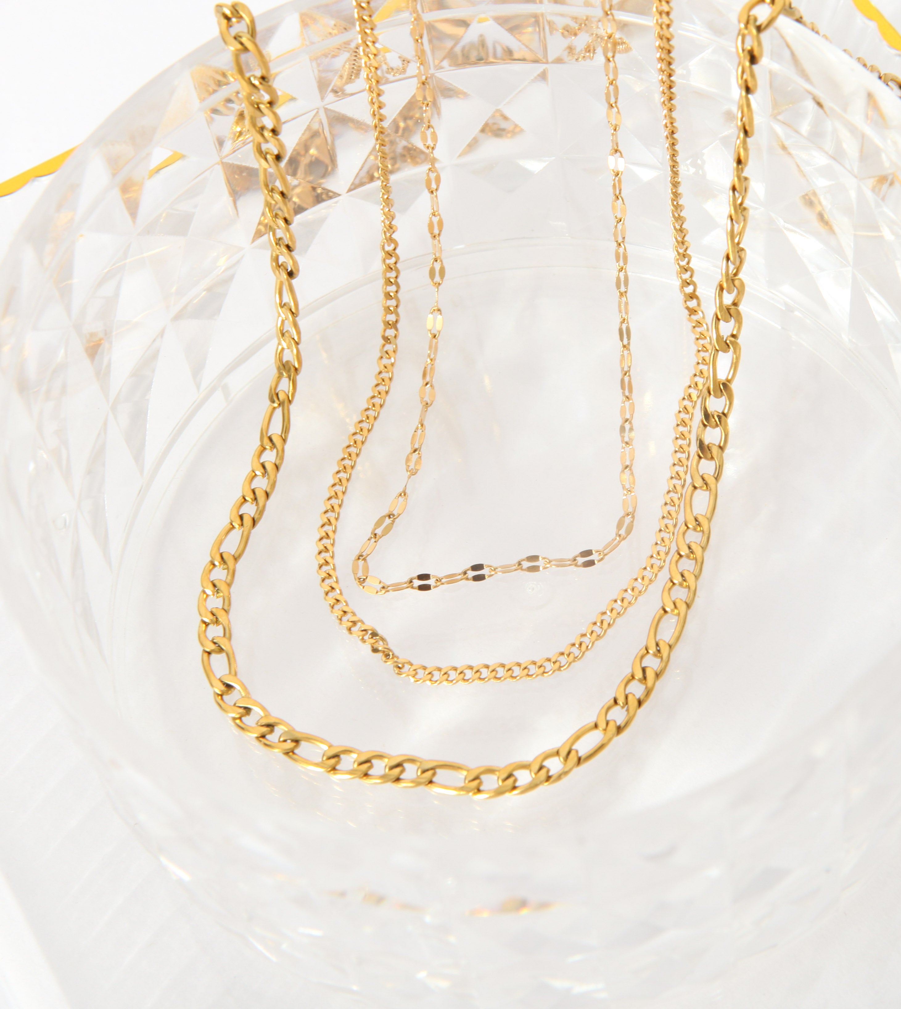 Harper - 18k Gold 2mm Cuban Chain Necklace