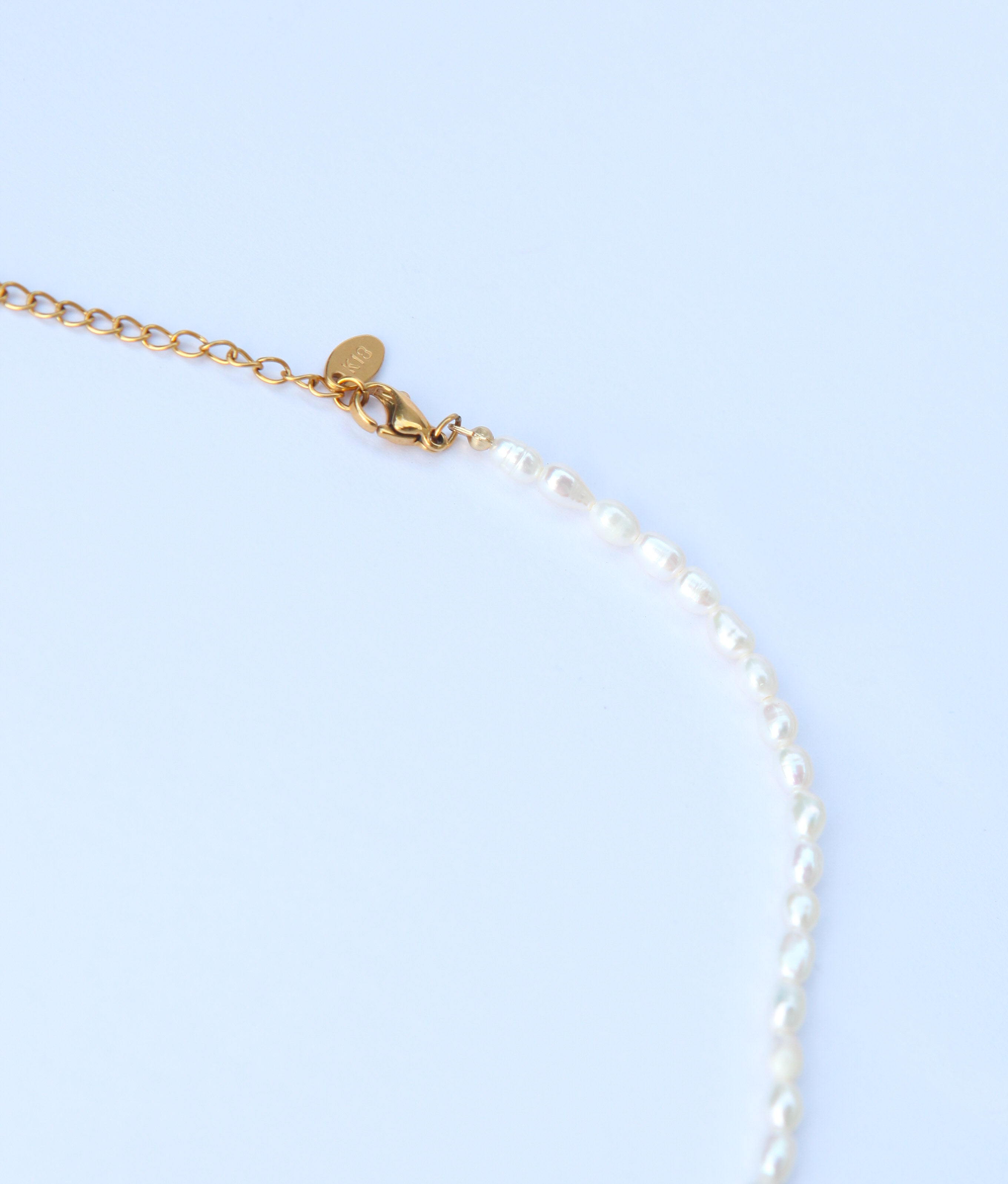 Freshwater Pearl Necklace 18k Gold