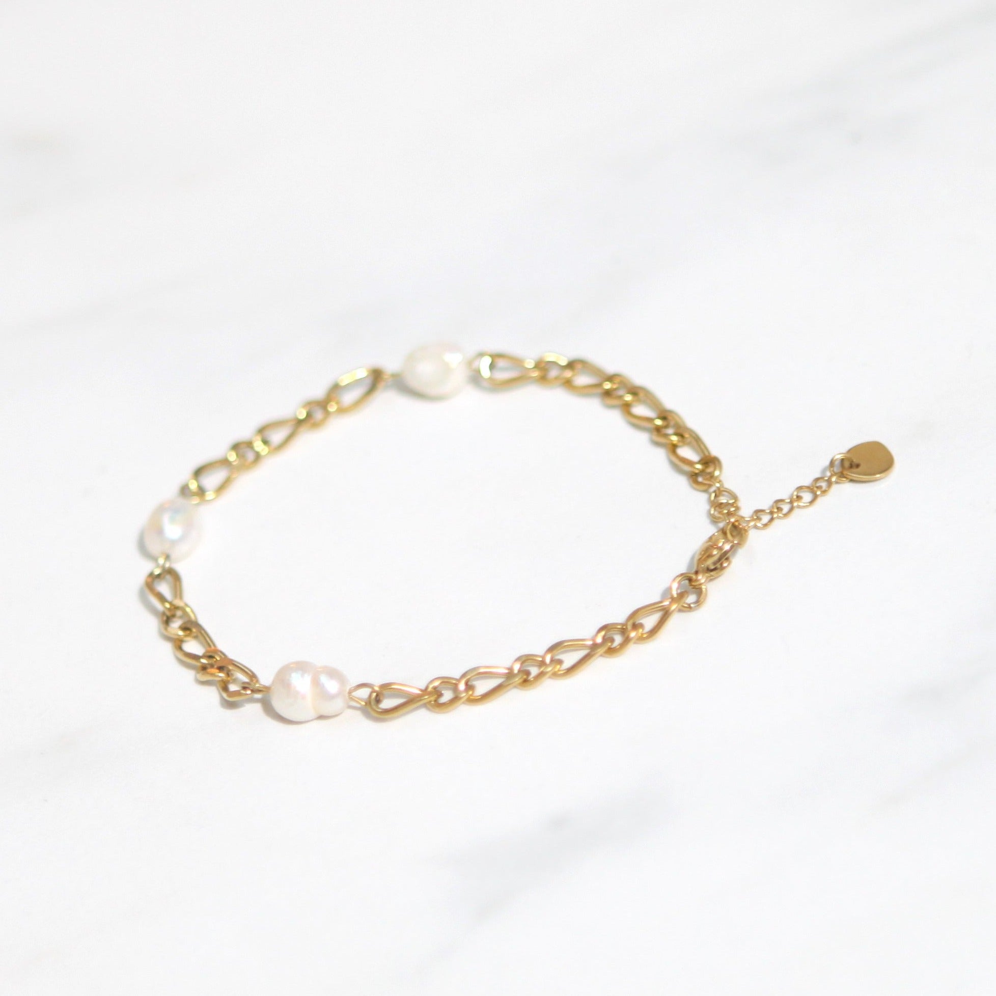 Fae - 18k Gold Freshwater Chain Bracelet