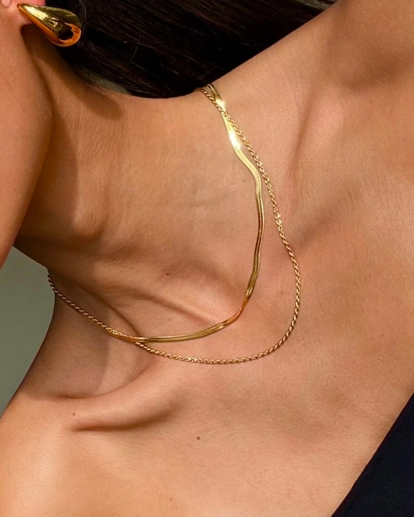 Hunter - 18k Gold Layered Necklace