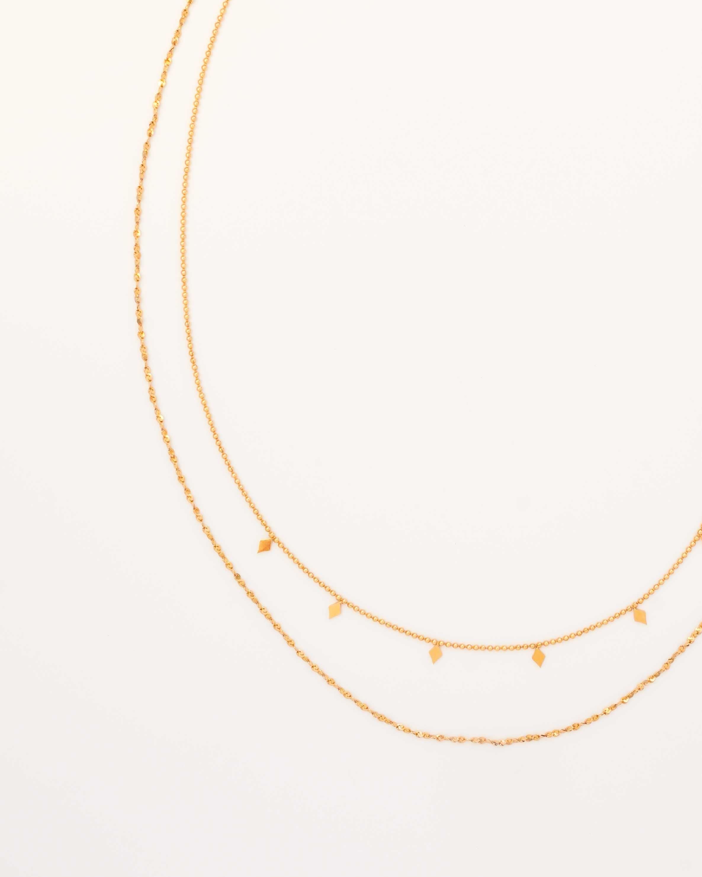 Magnolia - 18k Gold Layered Necklace