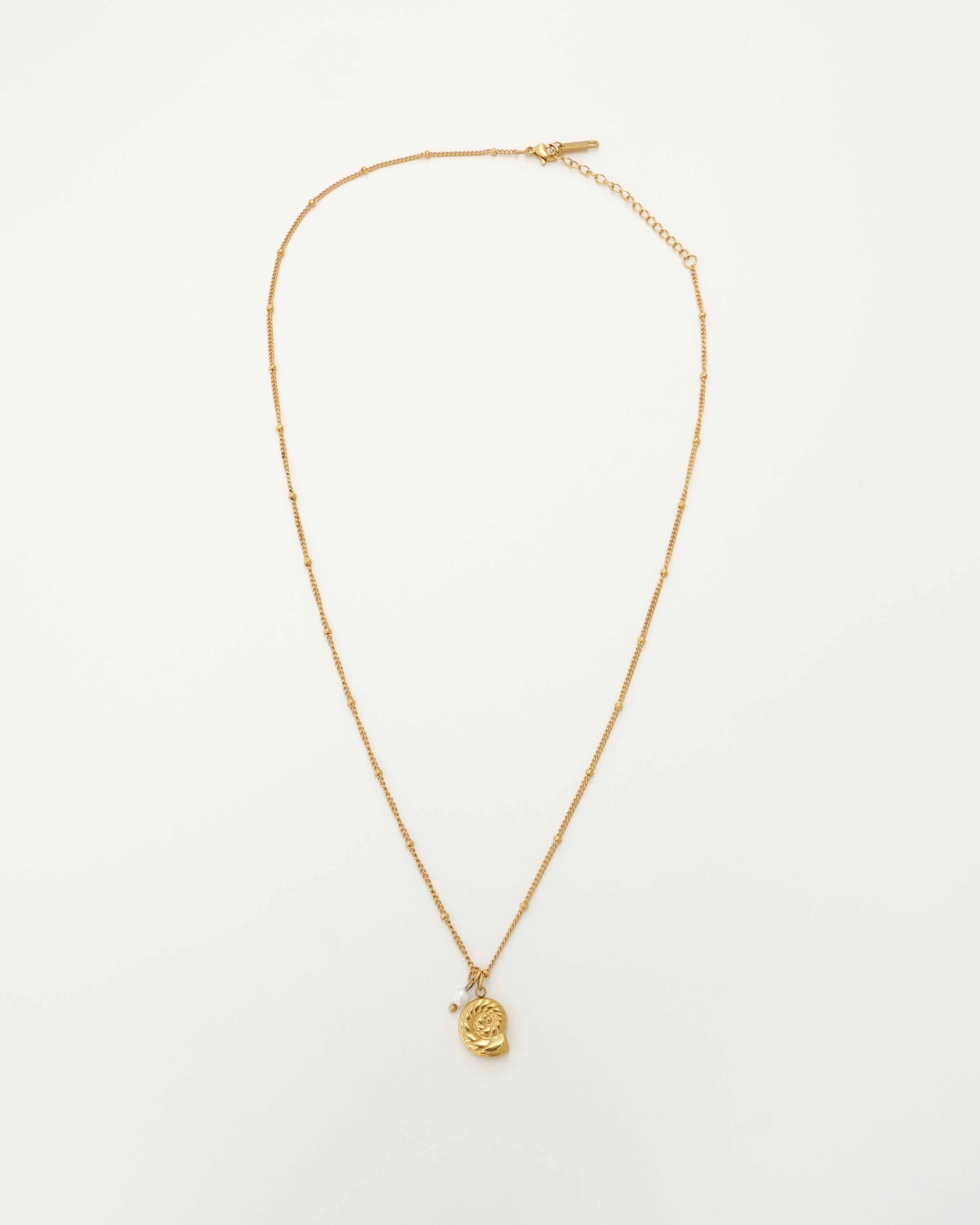 Baroque - Conch 18k Gold Necklace