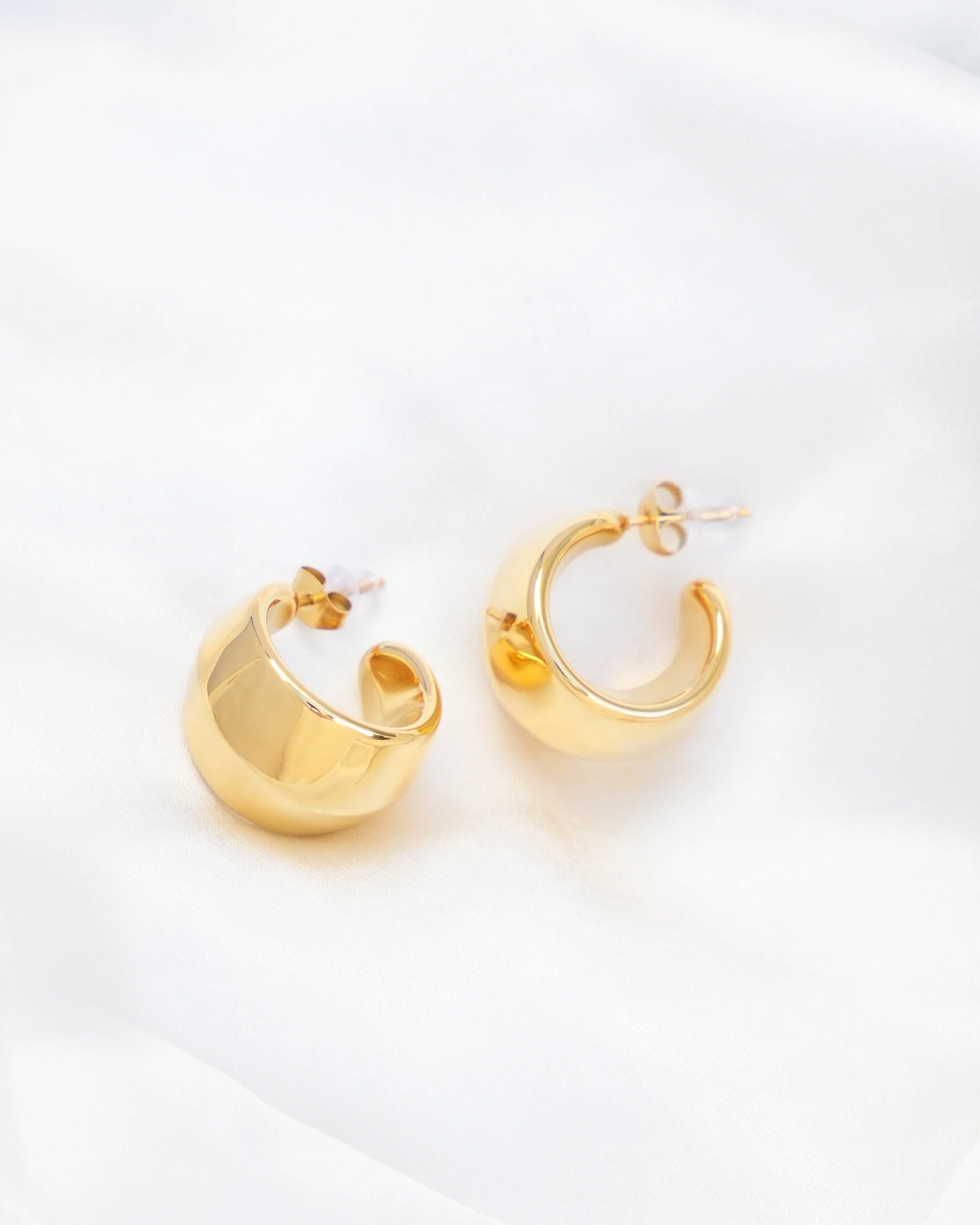 Abby - 18k Gold Hoop Earrings