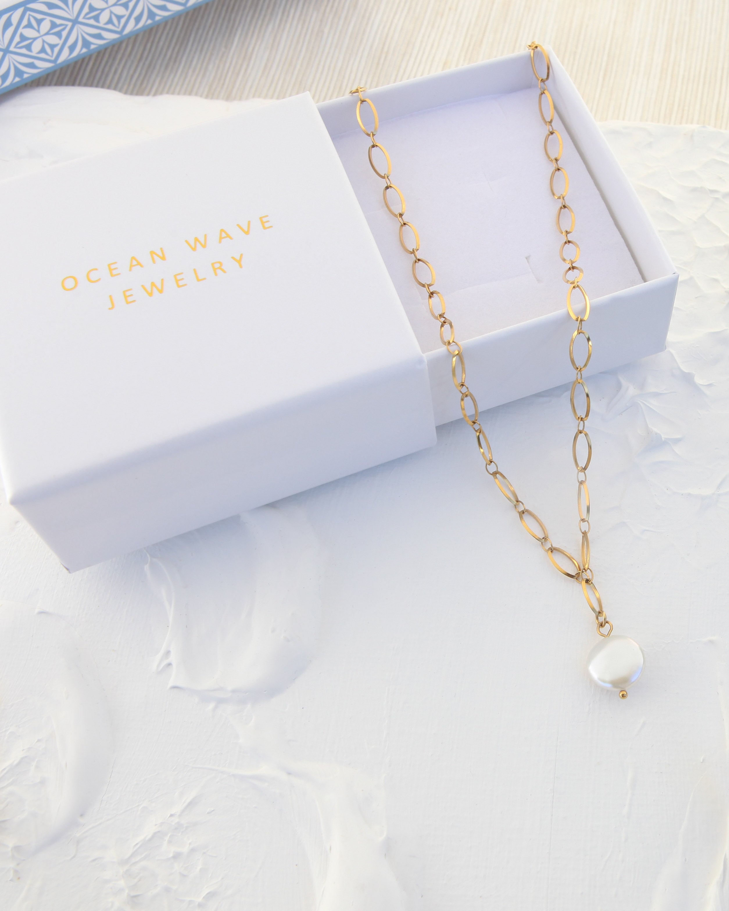 Kai - 18k Gold Pearl Necklace