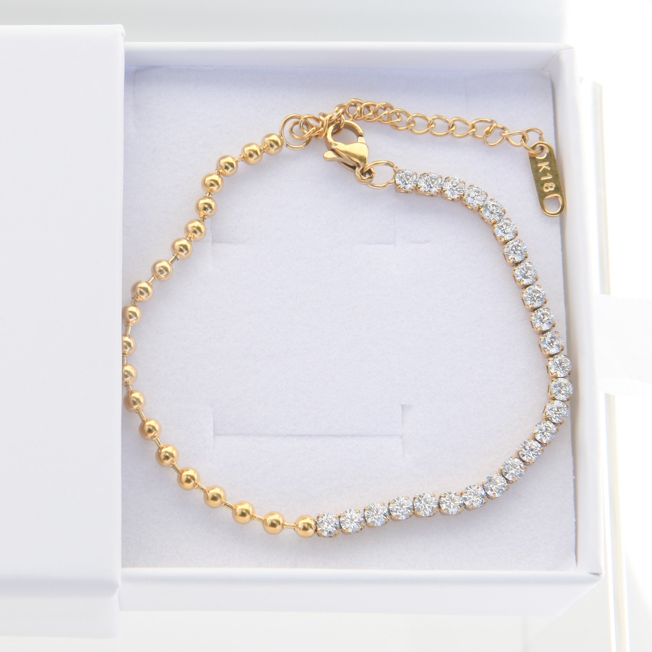 Easton - 18k Gold Zirconia Bracelet