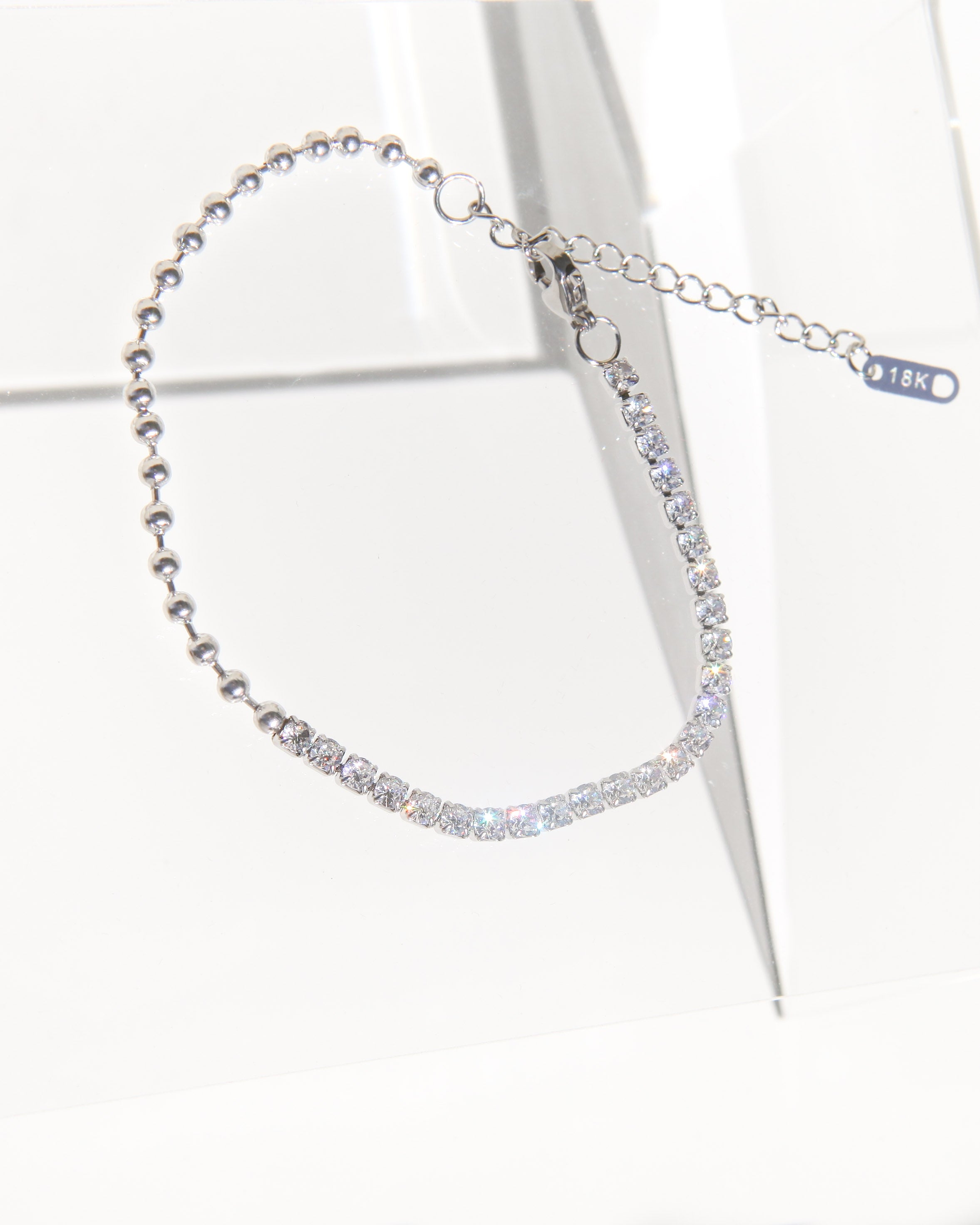 Easton - Silver Zirconia Bracelet