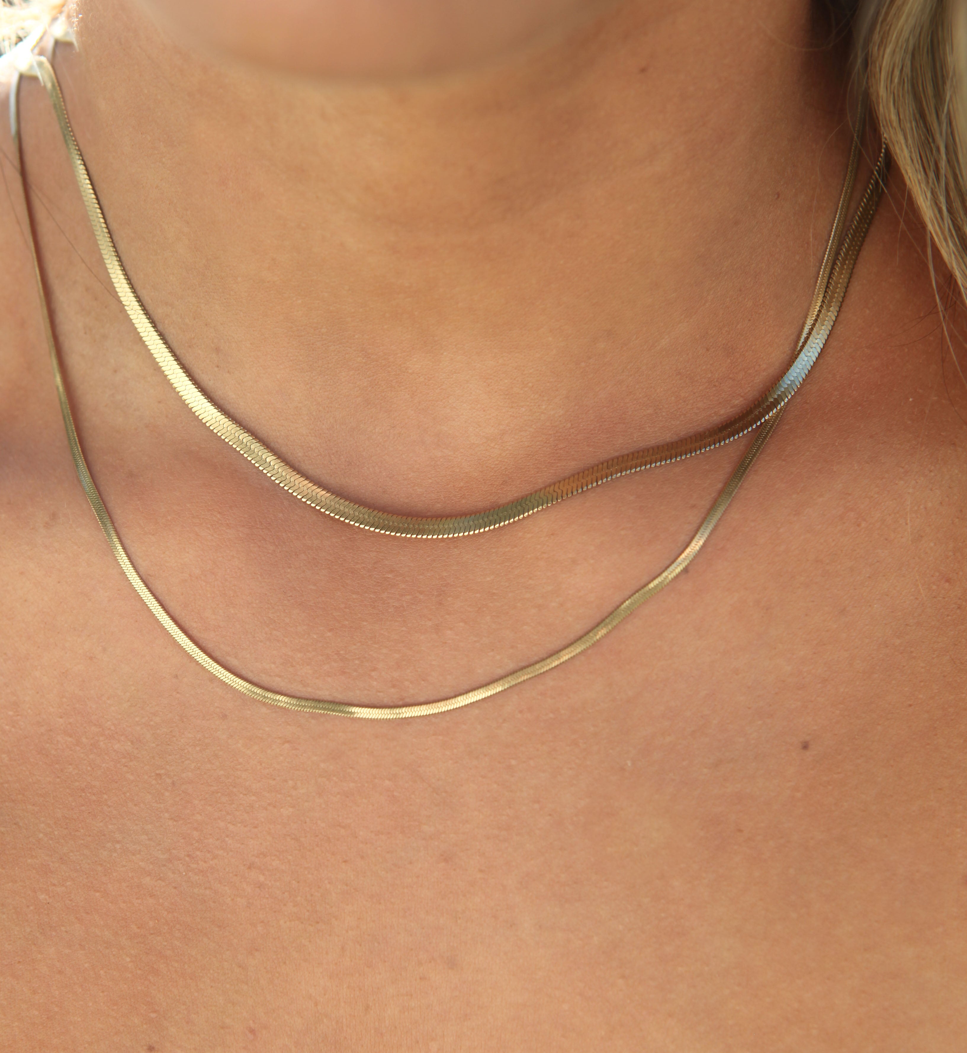 Alexis 3mm - 18k Gold Chain